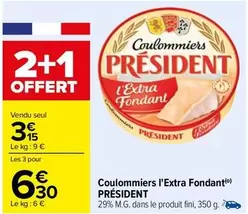 Président - Coulommiers L'extra Fondant