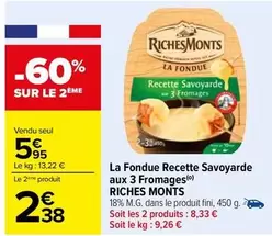 RichesMonts - Fondue Savoyarde 3 Fromages : Une recette savoureuse et crémeuse