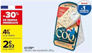 Tefal - Le Coq - 41% M.g. Dans Le Produit Fini