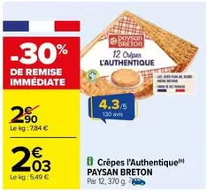 Paysan Breton - Crêpes L'authentique