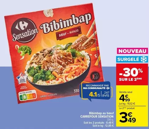 Carrefour - Bibimbap Au Boeuf