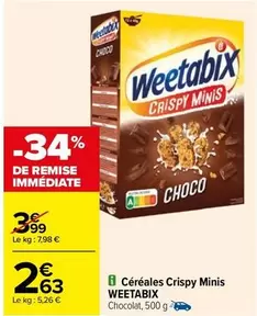 Weetabix - Céréales Crispy Minis