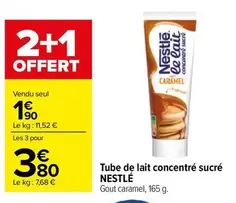 nestlé - tube de lait concentré sucré