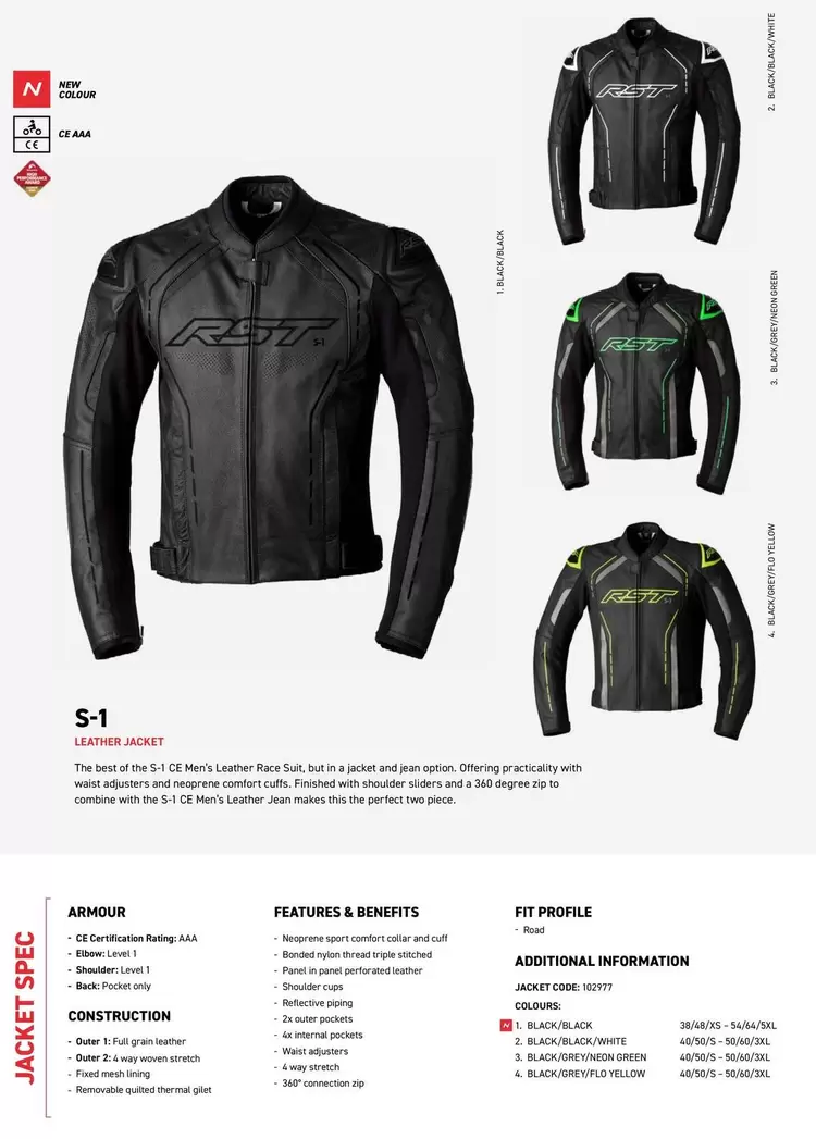 Leather Jacket  offre sur Bihr