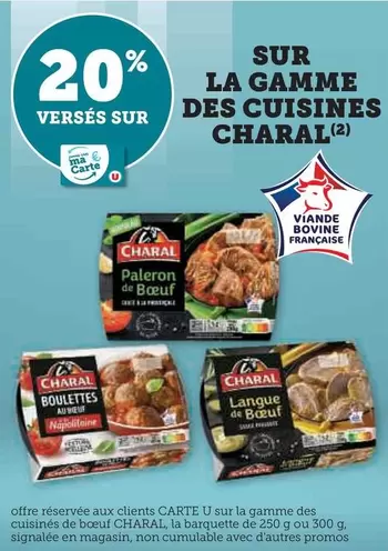 Charal - Sur La Gamme Des Cuisine offre sur U Express