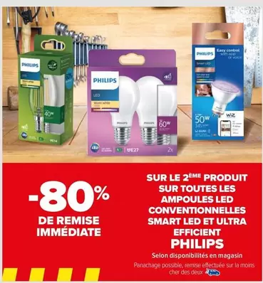 Philips - Ampoules LED Smart et Ultra Efficaces : Éclairez votre espace avec style et efficacité