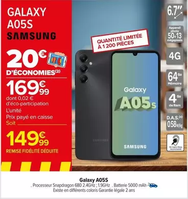 Samsung - Galaxy A05S