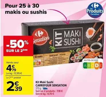 carrefour - kit maki sushi