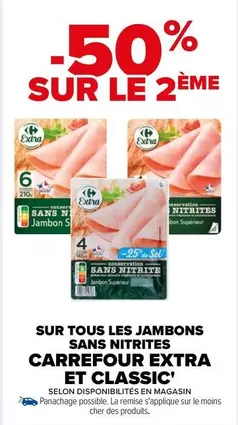 Carrefour - Sur Tous Les Jambons Sans Nitrites