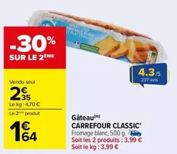 Carrefour - Gâteau Classic