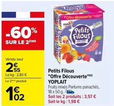 Yoplait - Petits Filous "offre Découverte"