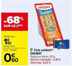 Daunat - Club Suédois