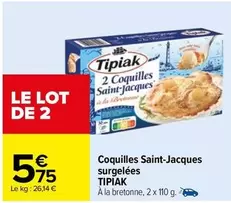 Tipiak - Coquilles Saint-Jacques Surgelées