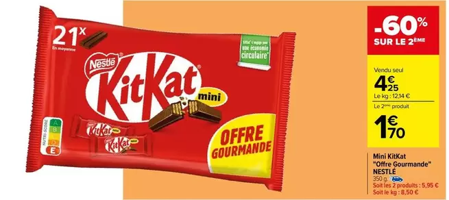 Nestlé - Mini Gourmande "offre Gourmande"