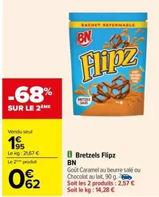 BN Chocolat - Bretzels Flipz