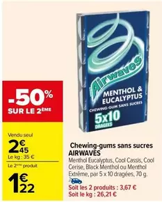 Airwaves - Chewing-gums Sans Sucres