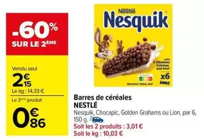 Nestlé - Barres De Céréales