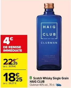 scotch - Haig Club - Scotch Whisky Single Grain