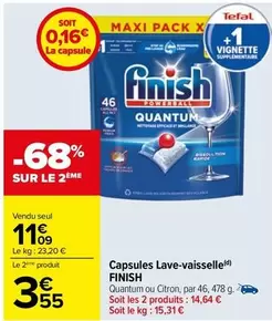 Finish - Capsules Lave-vaisselle