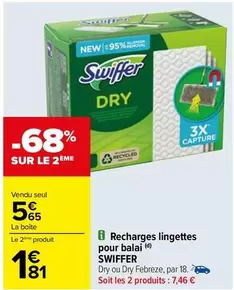 Swiffer - Recharges Lingettes Pour Balai