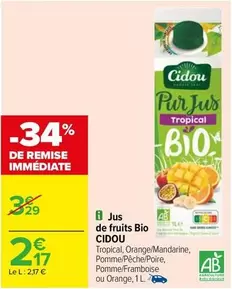 cidou - jus de fruits bio