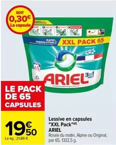 Rapid - Ariel - Lessive En Capsules "Xxl Pack"