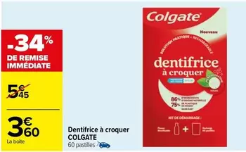 Colgate - Dentifrice À Croquer