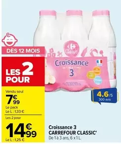 Carrefour - Croissance 3 Classic