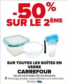 Carrefour - Sur Toutes Les Boîtes En Verre