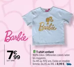 Barbie - T-shirt Enfant