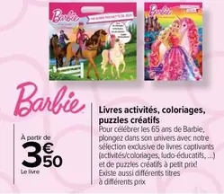 Barbie : Livres d'activités, coloriages et puzzles créatifs - Amusement garanti !