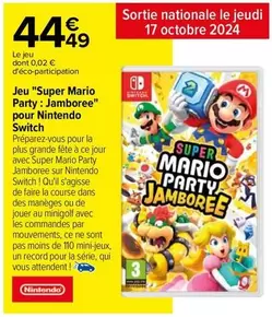 Nintendo Switch - Jeu Super Mario Party Jamboree