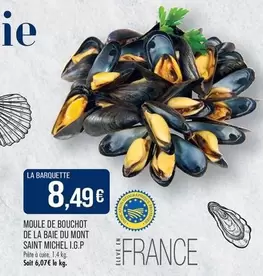 Saint Michel I.g.p. - Moule De Bouchot De La Baie Du Mont offre à 8,49€ sur Supermarché Match