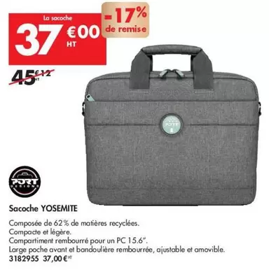 Yosemite - Sacoche offre à 37€ sur Plein ciel