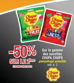 Chupa Chups - Sur La Gamme Des Sucettes offre sur Cora