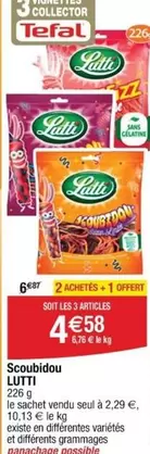 Tefal - Scoubidou offre à 2,29€ sur Cora