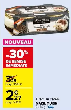 Marie -  Morin - Tiramisu Café offre à 2,27€ sur Carrefour Market