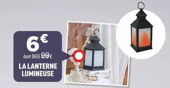 La Lanterne Lumineuse offre à 6€ sur Centrakor