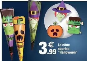 Le Cône Surprise Halloween offre à 3,99€ sur Bazarland