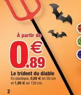 Le Trident Du Diable offre à 0,89€ sur Bazarland