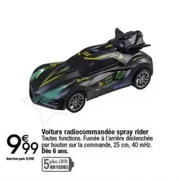 Voiture Radiocommandée Spray Rider offre à 9,99€ sur Migros France