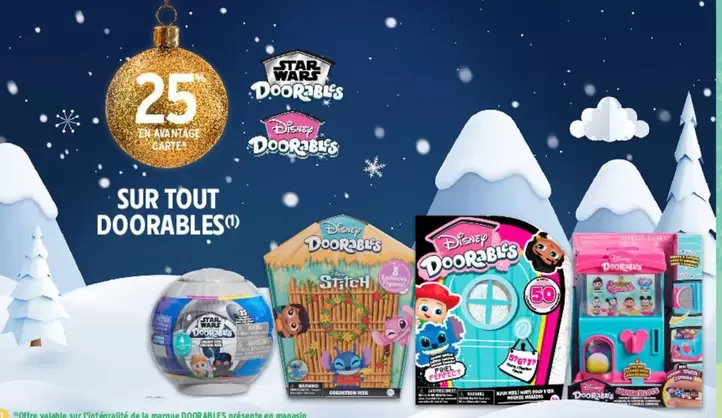 Disney - Sur Tout Doorabbles offre sur Intermarché Hyper