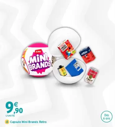 Spin Master - Capsule Mini Brands Retro offre à 9,9€ sur Intermarché Hyper