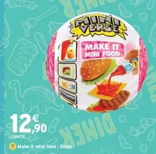 7 Make It Mini Food : Dinet offre à 12,9€ sur Intermarché Hyper