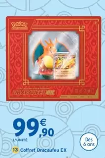 Coffret Dracaufeu Ex offre à 99,9€ sur Intermarché Hyper