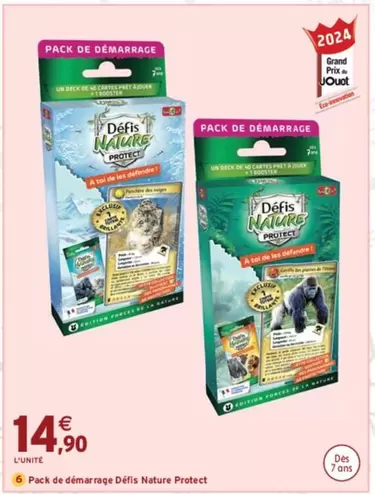 Pack De Démarrage Défis Nature Protect offre à 14,9€ sur Intermarché Hyper