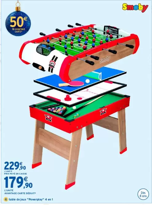 Smoby - Table à Rhum + 1 offre à 179,9€ sur Intermarché Hyper