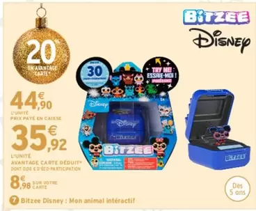 Disney - Bitzee offre à 44,9€ sur Intermarché Express