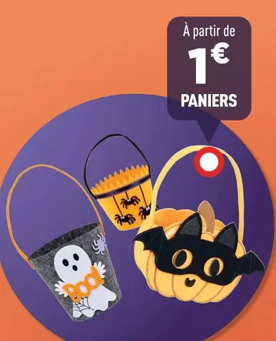 Paniers offre à 1€ sur Zoé Confetti