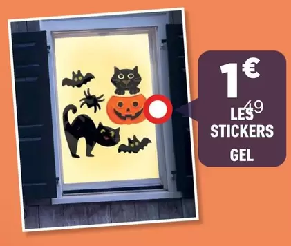 Stickers Gel offre à 1€ sur Zoé Confetti